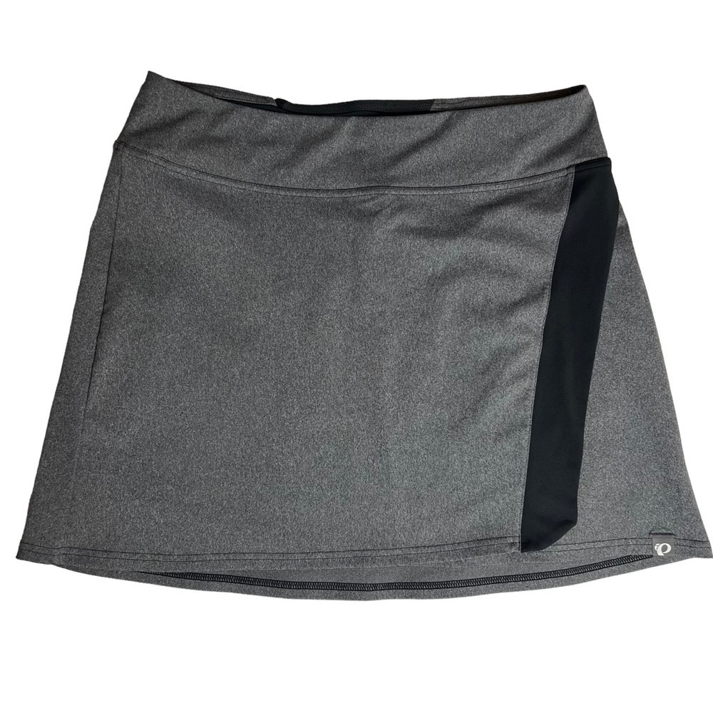 Pearl Izumi Bike cycling Skirt Size:  XLarge Grey Black Stretch Wrap (No Liner)